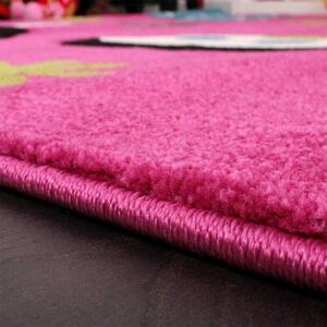 Pillangós szőnyeg rózsaszín, modell 20361, 120x170cm