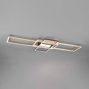 Trio Lighting Irvine LED mennyezeti lámpa, CCT, dimmelhető, sárgaréz, dimmelhető, Sárgaréz / arany, Nappali / Étkező, fém, Modern