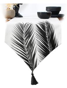 Fekete-bézs asztali futó 140x45 cm - Minimalist Cushion Covers