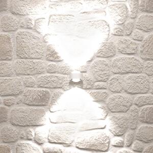 Top Light Puk Mini Wall LED 2x8W lencsék átlátszó, matt fehér, dimmelhető, Fehér / opál, Nappali / Étkező, fém, Dizájn