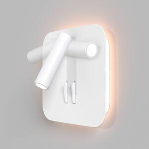 Maytoni Ios 176 LED-es fali lámpa, szögletes, fehér