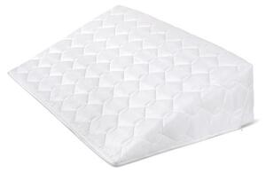 Bellatex Fehér, varrott, ék alakú fejtámla, 80 x 50 x 20 cm