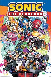 Plakát Sonic The Hedgehog - Sonic Comic Characters, (61 x 91.5 cm)