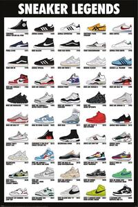 Plakát Sneaker Legends, (61 x 91.5 cm)