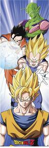 Plakát Dragon Ball - Saiyans, (53 x 158 cm)