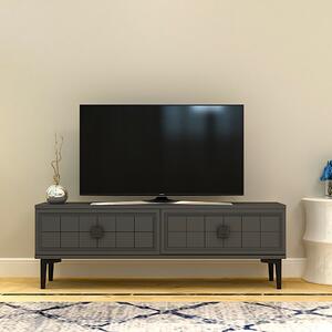 Yuka TV-állvány, antracit, 120 cm
