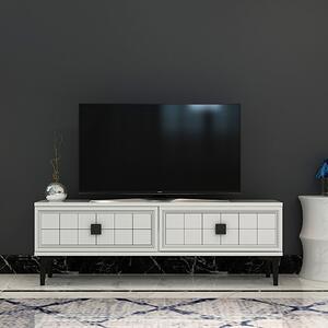 Yuka TV-állvány, fehér, 120 cm