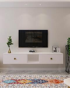 Zuzu TV-állvány, fehér, 150 cm