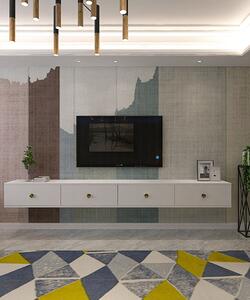 Zuzu TV-állvány, fehér, 120 cm
