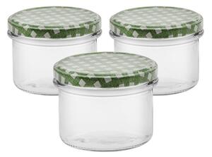 3 darabos befőttesüveg készlet Antek, 235 ml,fedővel