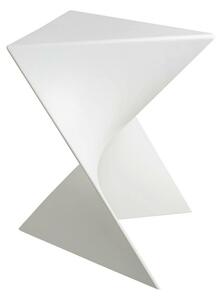 King Home ZIK Geometrikus Polipropilén Kisasztal Fehér Matt