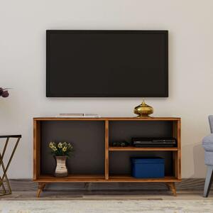 Zisino TV-állvány, dió, 120 cm