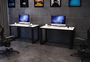 SLAVIN számítógépasztal, 137x75,6x65, fekete