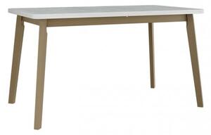 Asztal Harry Mirjan 80 x 140+180 VI (fehér Mirjan L) (szonoma). 1058499