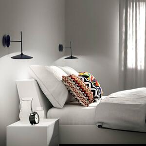 LED fali lámpa Poe Plus, fekete