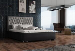 SIENA kárpitozott ágy + ágyrács + matrac, Siena04 gobbal/Dolaro08, 160x200