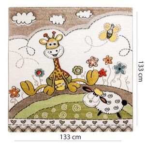 Bébi állatok szőnyeg, modell 20433, 80x150cm