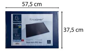 Könyökalátét, PVC, 375x575 mm, EXACOMPTA KreaCover&reg;, kék (EX29782E)