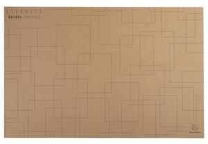 Könyökalátét, karton, 575x375 mm EXACOMPTA, Eterneco&reg;, barna (EX60147D)