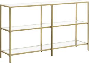 Polc, Vasagle, RT-0169, Arany, 130x30x73 cm
