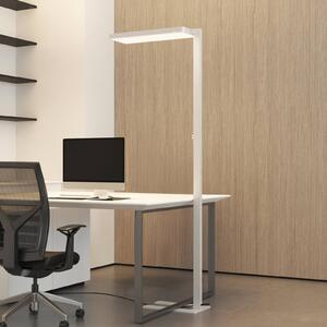 Arcchio LED álló világítás Timon, 195 cm, fehér, 54 W, alumínium, dimmelhető, Fehér / opál, Dolgozószoba / Iroda, Alumínium, Modern