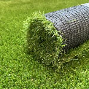 VASHOME EcoTurf műfű tekercs, sűrű, dús, élethű, 35 mm vastag, 2×25 m (50 négyzetméter)