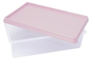 Műanyag tárolóedény FRESH 1 l régi rózsaszín