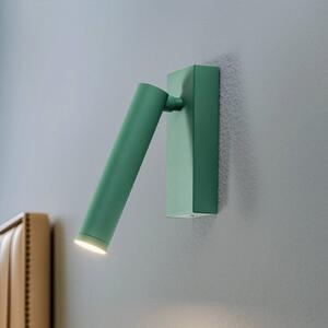 LED fali világítás Rulo, zöld, acél, 3000 K