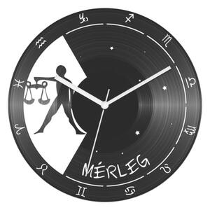 Mérleg csillagjegyes bakelit óra