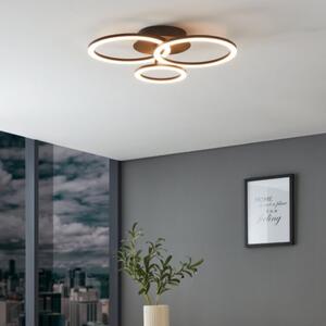 Szabályozható mennyezeti LED lámpa 33 W, hideg-melegfehér, fekete-fehér színű (Parrapos)