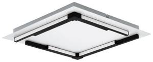 Eglo Zampote mennyezeti LED lámpa, 38x38 cm, fekete-fehér