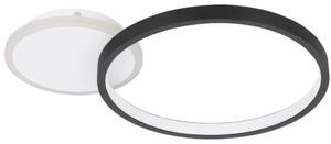 Eglo Gafares szabályozható mennyezeti LED lámpa, 40,5x29 cm, fekete-fehér