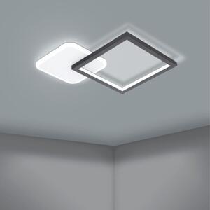 Távirányítós mennyezeti LED lámpa 15 W, hideg-melegfehér, fekete-fehér színű (Gafares)