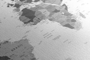 Parafa kép fekete fehér térkép megnevezésekkel