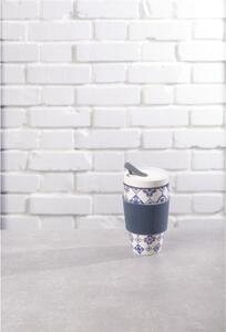 Like To Go kék-fehér porcelán utazóbögre, 350 ml - Villeroy & Boch