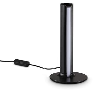 DORICA LED asztali lámpa, fekete, 25,5 cm, érintéssel dimmelhető