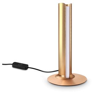 DORICA LED asztali lámpa, réz, 25,5 cm, érintéssel dimmelhető