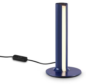 DORICA LED asztali lámpa, kék, 25,5 cm, érintéssel dimmelhető