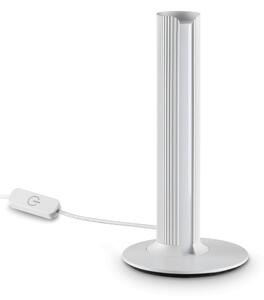DORICA LED asztali lámpa, fehér, 25,5 cm, érintéssel dimmelhető