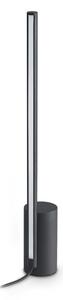 ESSENCE LED asztali lámpa, fekete, 39,5 cm, kerek, dimmelhető
