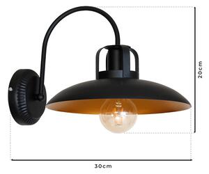 Milagro FELIX fali lámpa (MLP3681) 1xE27 + ajándék LED izzó