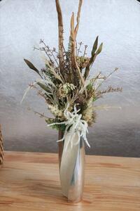 Krémes-ezüst színű váza Cappucino 27cm