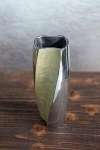 Krémes-ezüst színű váza Cappucino 21cm