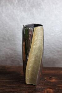 Krémes-ezüst színű váza Cappucino 21cm