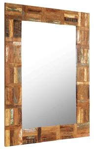 VidaXL újrahasznosított tömör fa keretes falitükör 60 x 90 cm