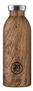 Clima Sequoia Wood természetes fa 500 ml rozsdamentes acél design termosz