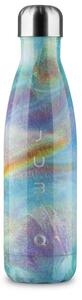 The Bottle Rainbow Candy fényes lila-kék 0,5l-es rozsdamentes acél hőtartó design kulacs