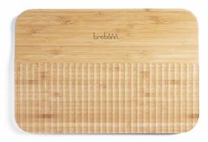 Wave természetes fa 30x20 cm-es bambusz csúszásmentes vágódeszka