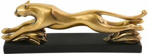 Femi puma figura Arany 46x9x15 cm