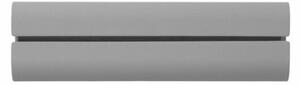 TEWO S sötét szürke 21cm széles fém fali kulcsakasztó